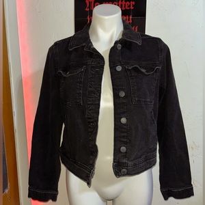 Sonoma Black cropped Jean Jacket
